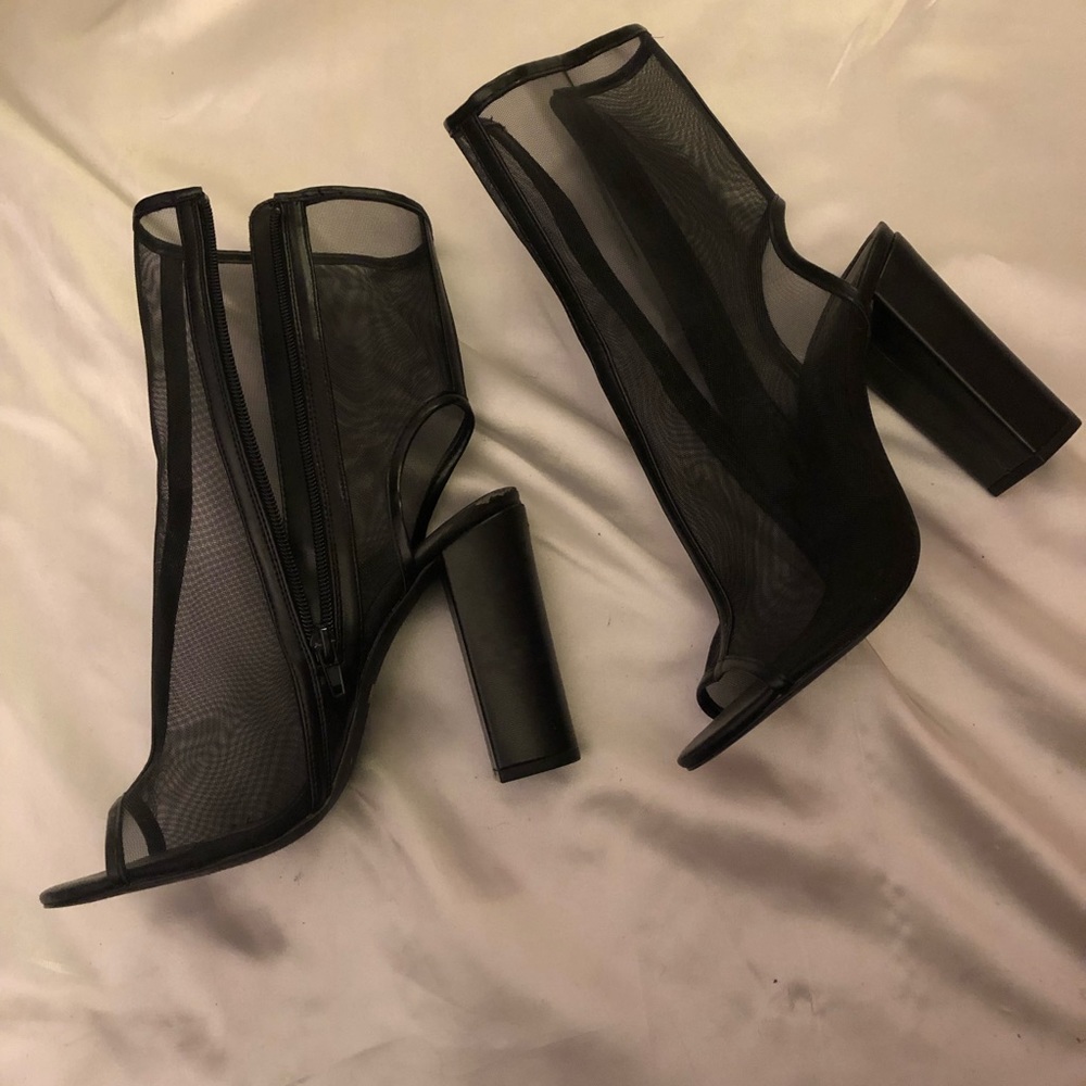 Mesh fashion shoe sexy fun chic